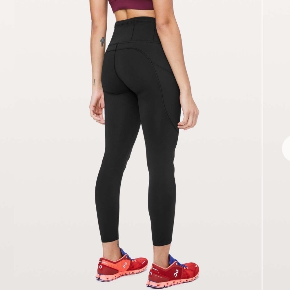 Lululemon Fast & Free 7/8 Tight II *Non-Reflective Nulux 25"